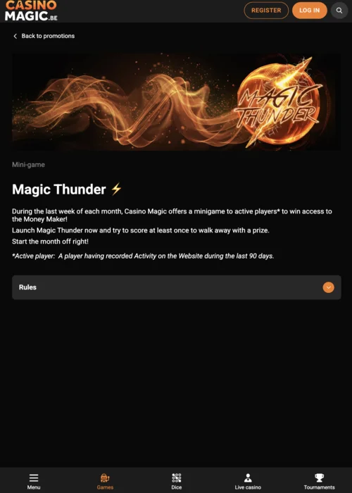 Salle de jeux live casino avec dealers experts et tables high-limit MagicWins Casino